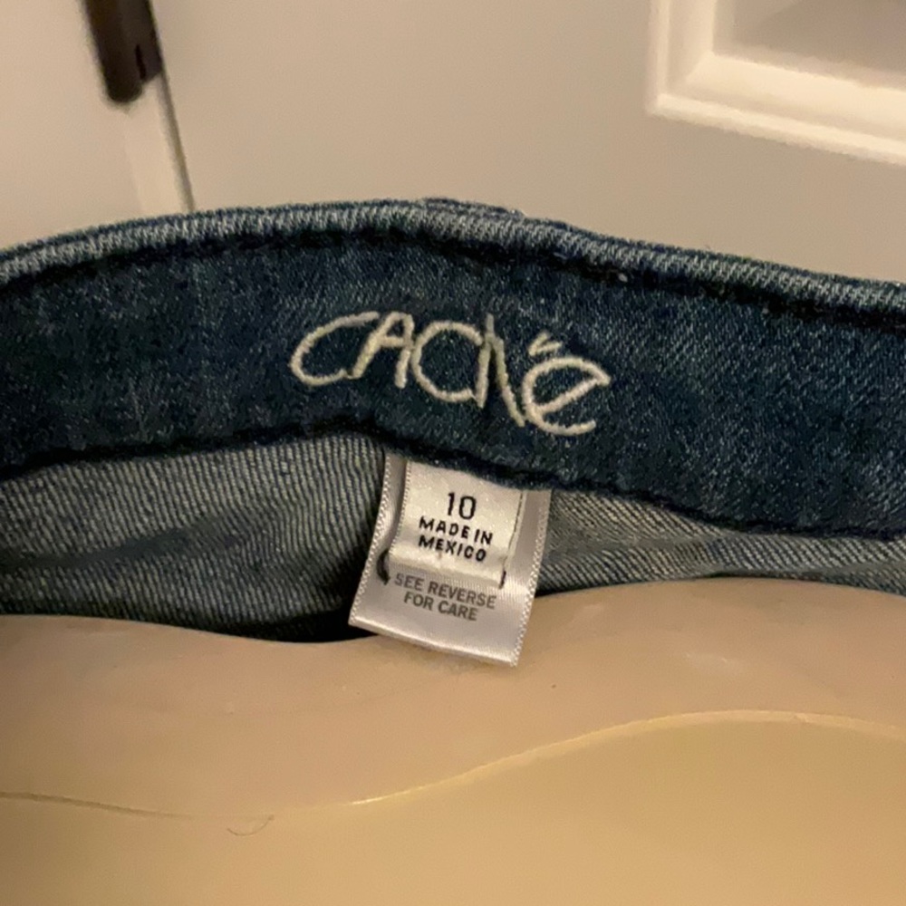 Cache Women’s High Rise Jean Crop Size 10 - Picture 3 of 9